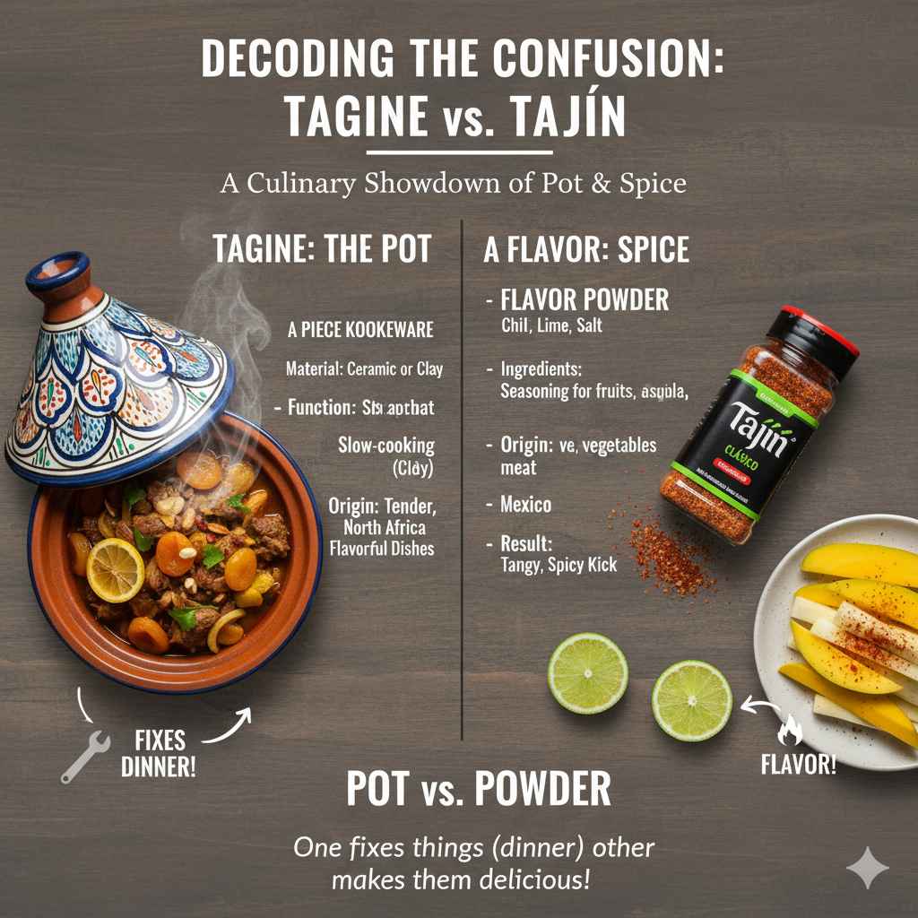 Decoding the Confusion Tagine vs Tajín