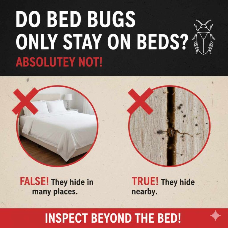 Do Bed Bugs Only Stay On Beds?