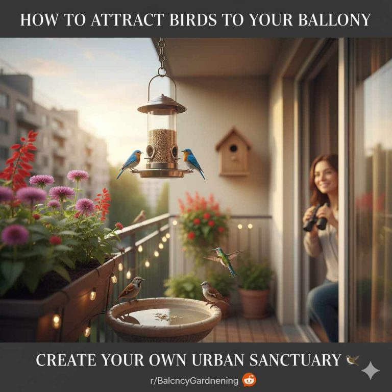 How To Attract Birds To Your Balcony