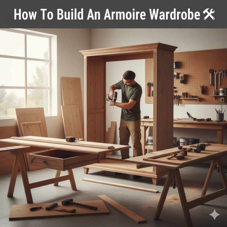 How To Build An Armoire Wardrobe