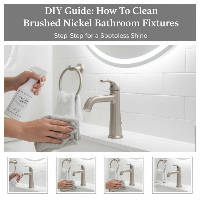 How To Clean Brushed Nickel Bathroom Fixtures
