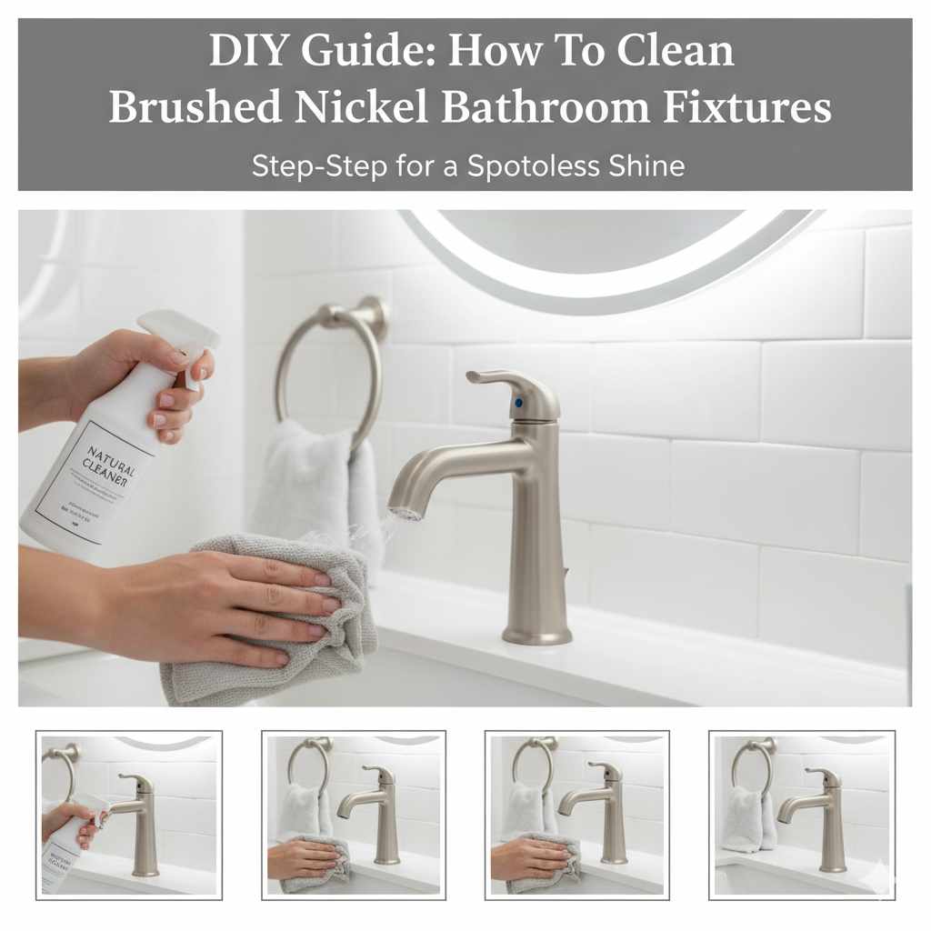How To Clean Brushed Nickel Bathroom Fixtures: Essential Guide