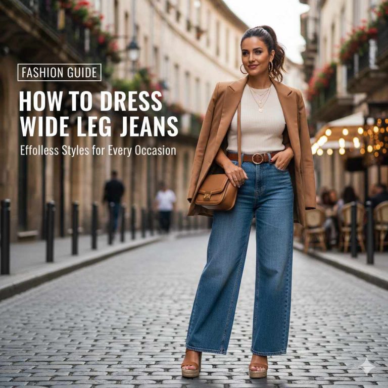 How To Dress Wide Leg Jeans