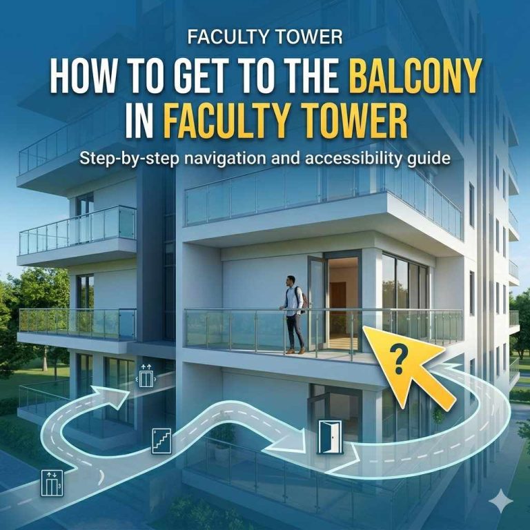 How To Get To The Balcony In Faculty Tower