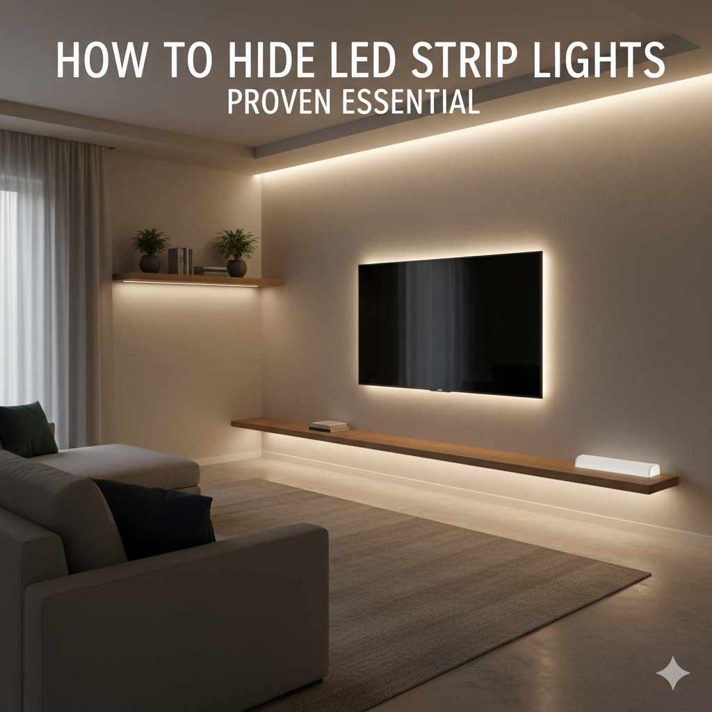 How To Hide LED Strip Lights: Proven Essential