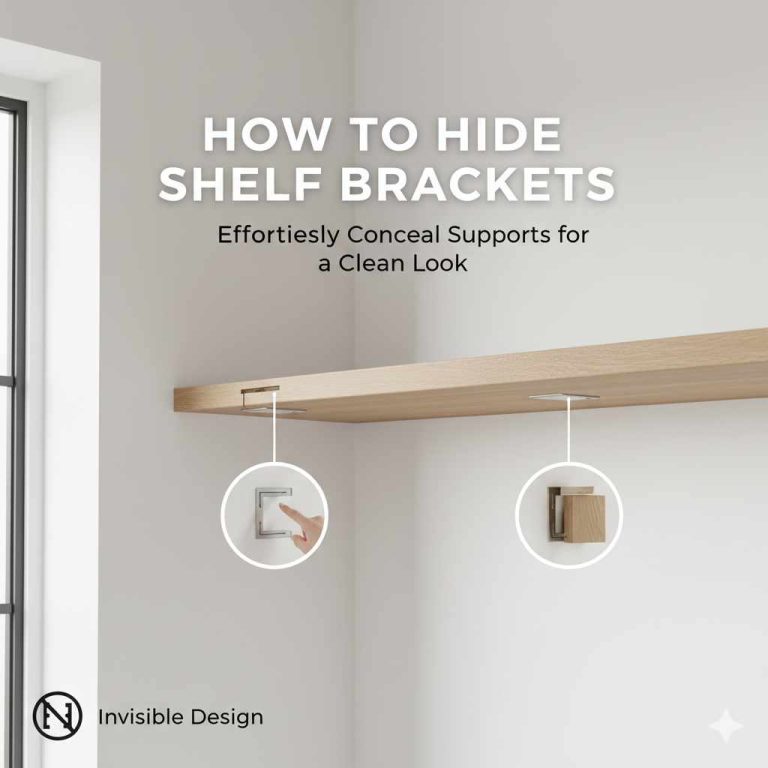 How To Hide Shelf Brackets