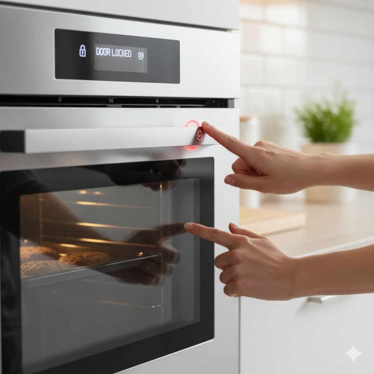 How To Lock Oven Door