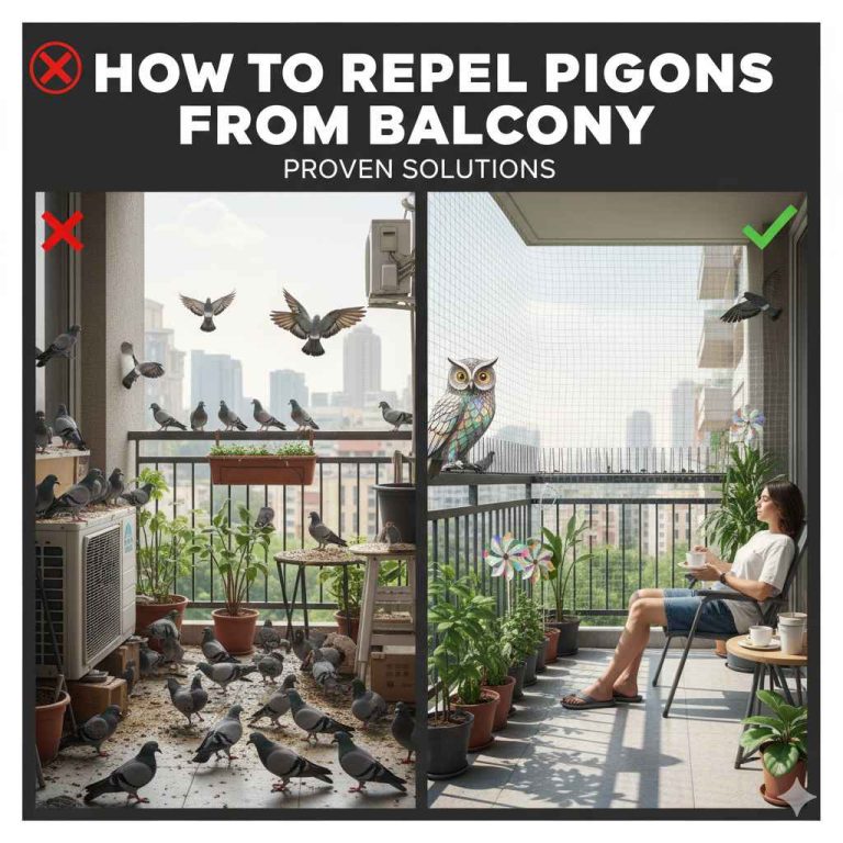 How To Repel Pigeons From Balcony