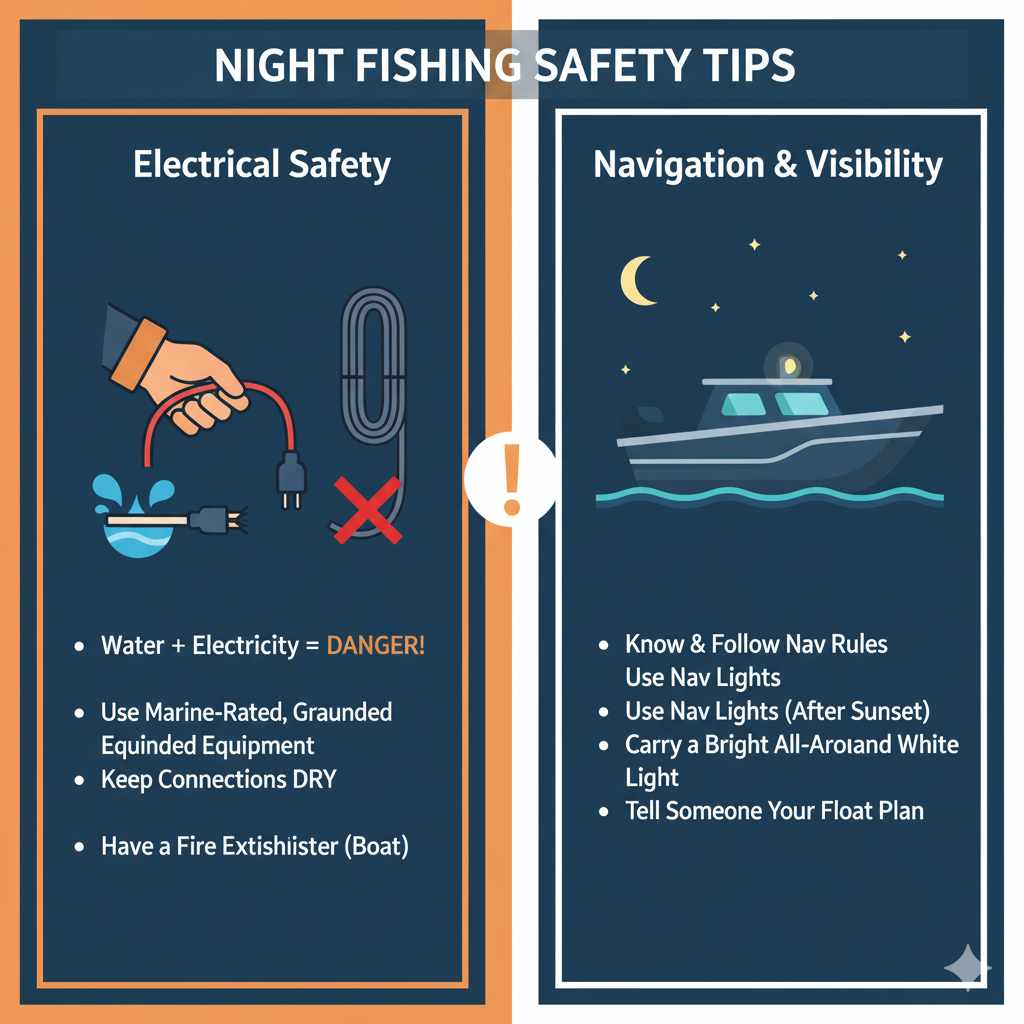 Night Fishing Safety Tips