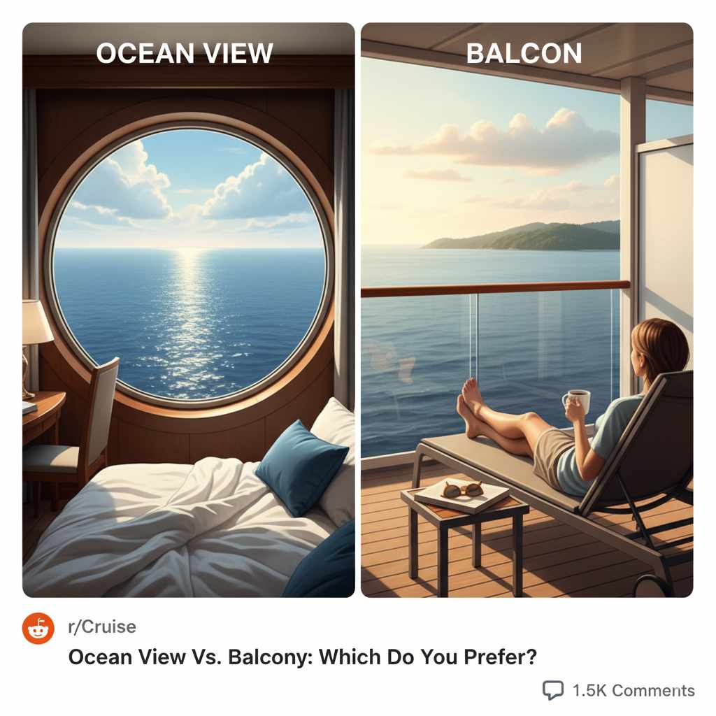 Ocean View Vs Balcony Cruise Reddit: Essential Guide