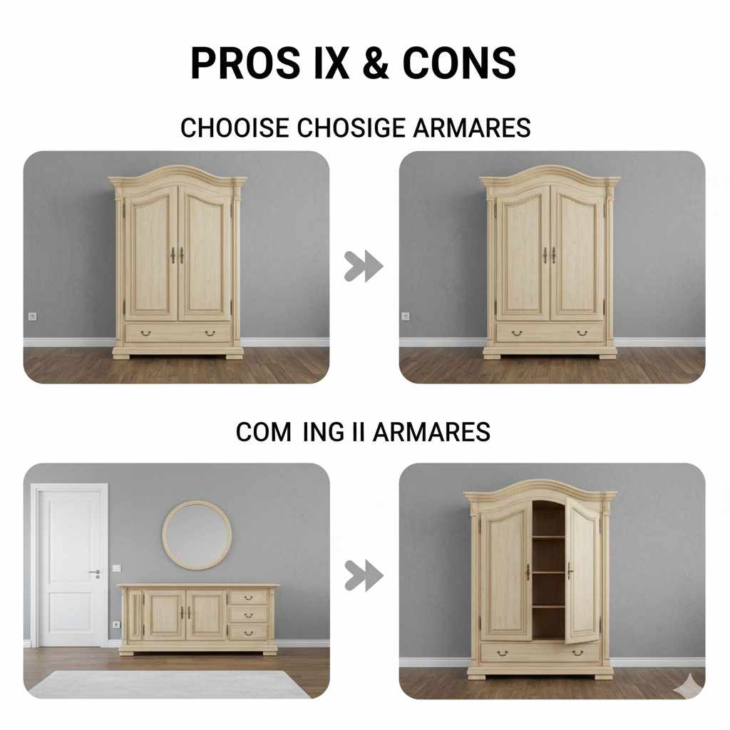 Pros and Cons of Choosing an Armoire