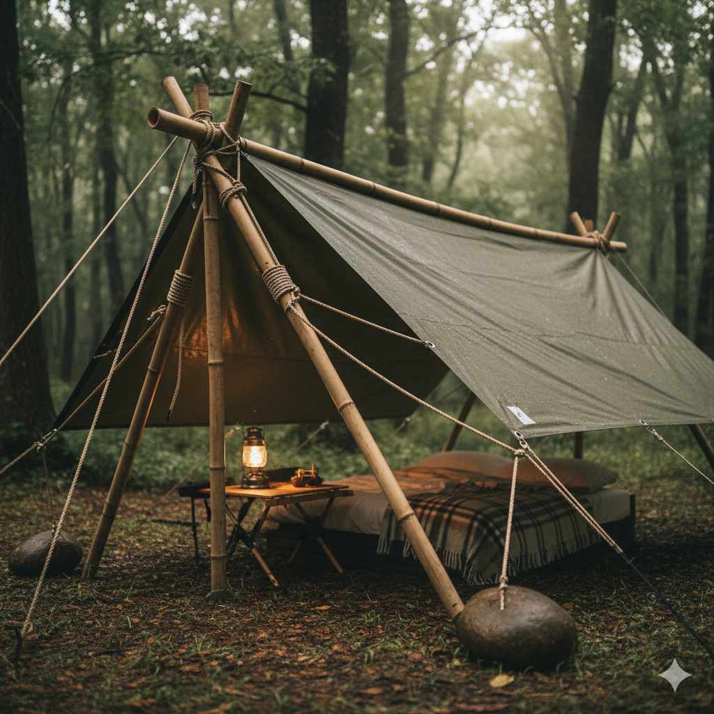 Tarp Roof Without Nails: Proven Genius