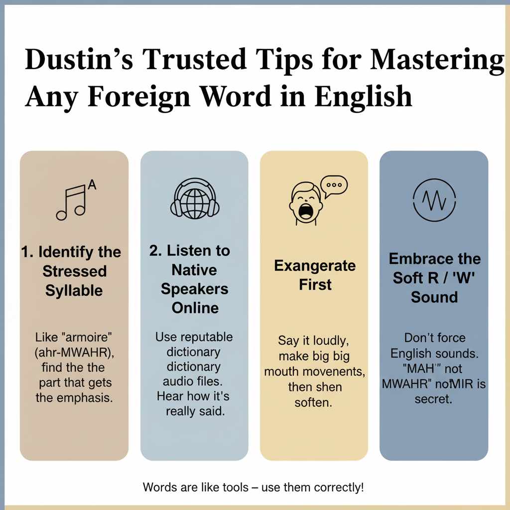 Tips for Mastering Any Foreign Word in English