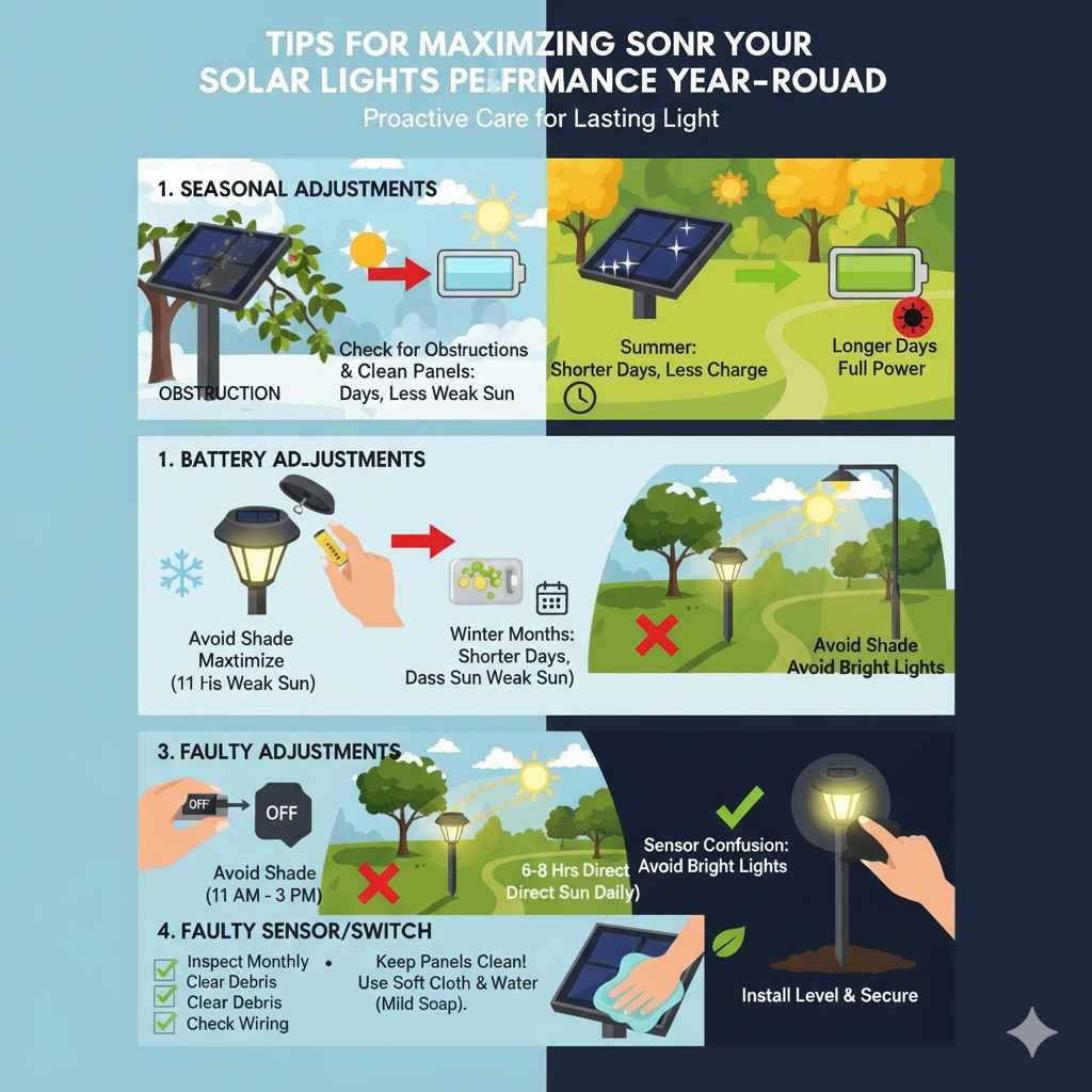 Tips for Maximizing Solar Light Performance Year-Round