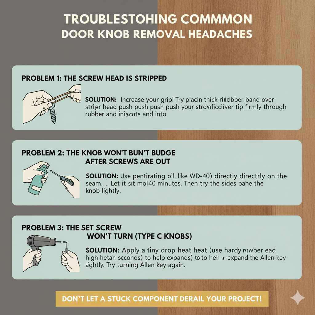 Troubleshooting Common Door Knob Removal Headaches