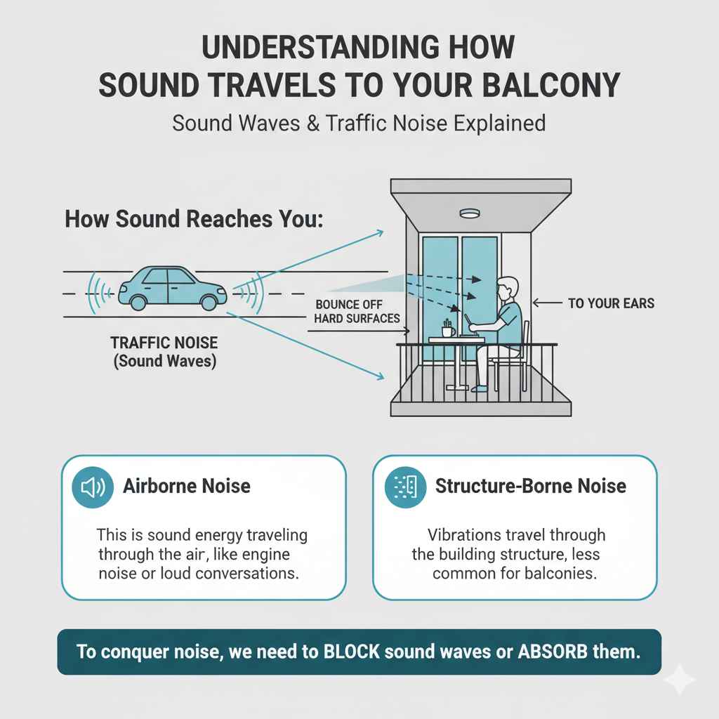 Understanding How Sound Travels to Your Balcony