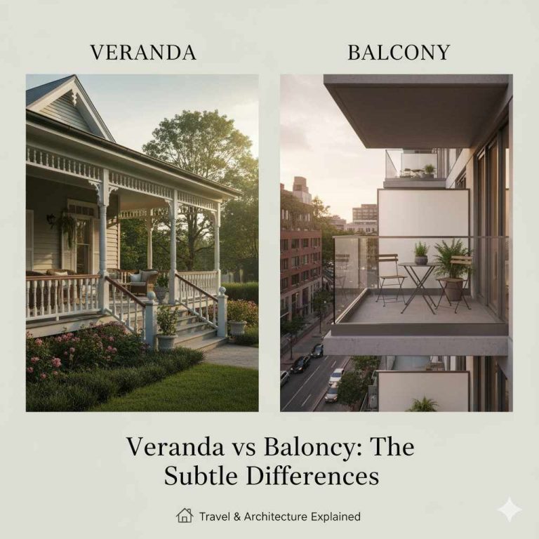 Veranda And Balcony Difference