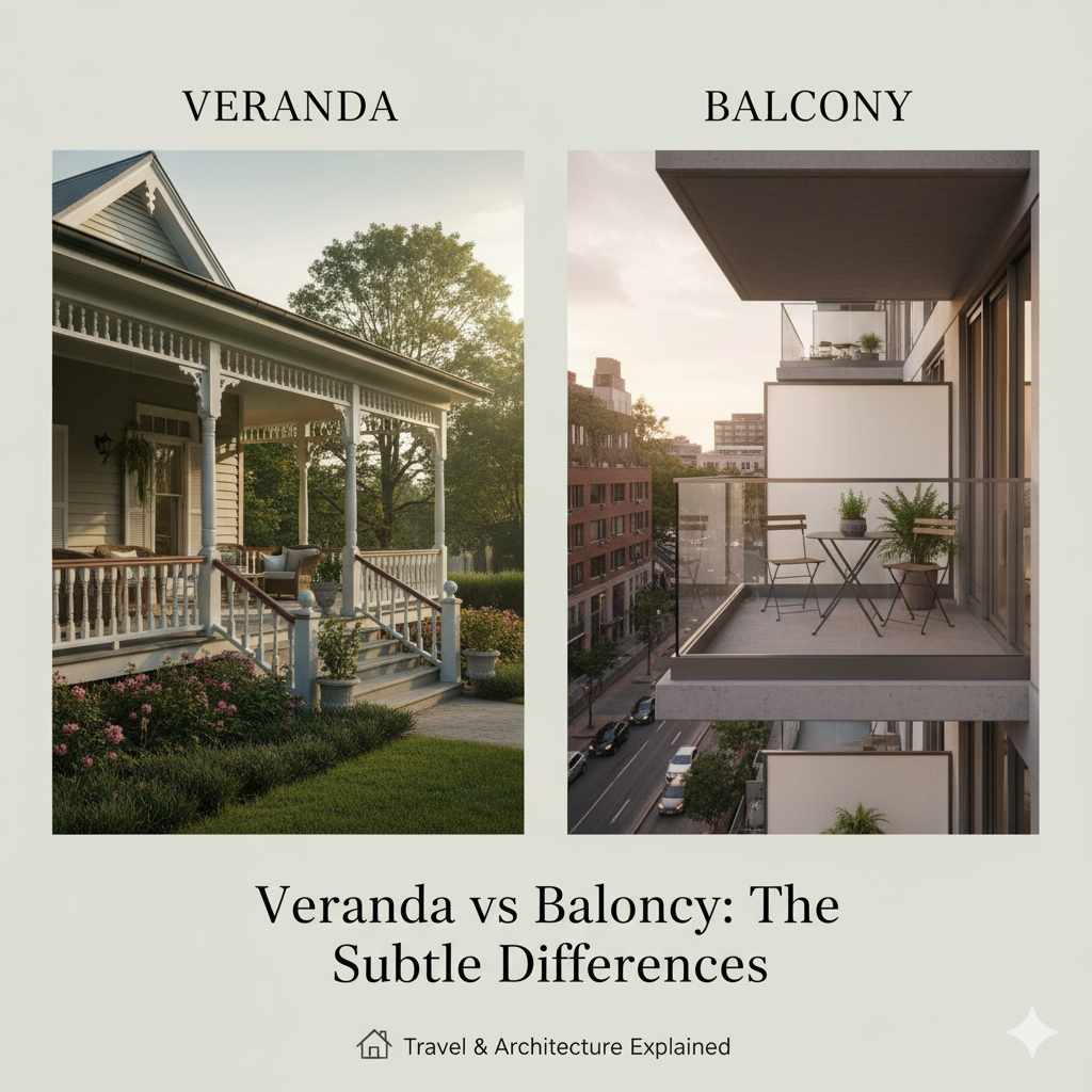 Veranda And Balcony Difference: Essential Guide