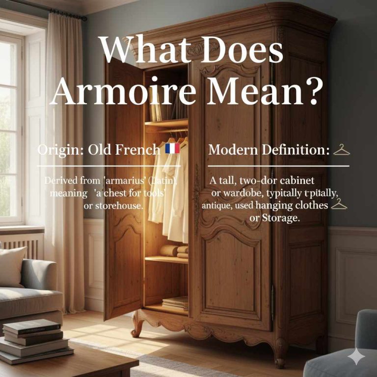 What Does Armoire Mean?