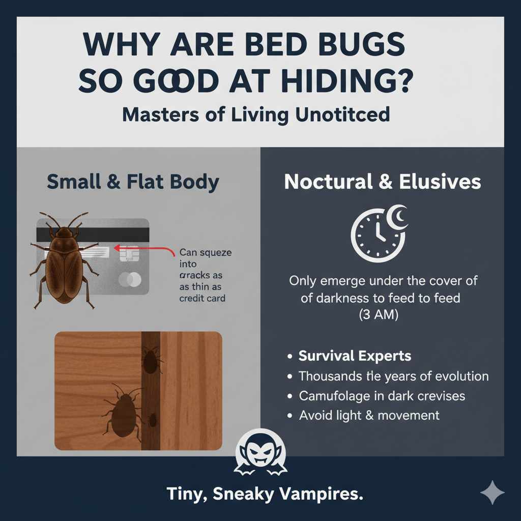 Why Are Bed Bugs So Good at Hiding?