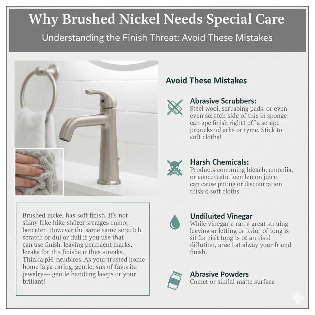 Why Brushed Nickel Needs Special Care