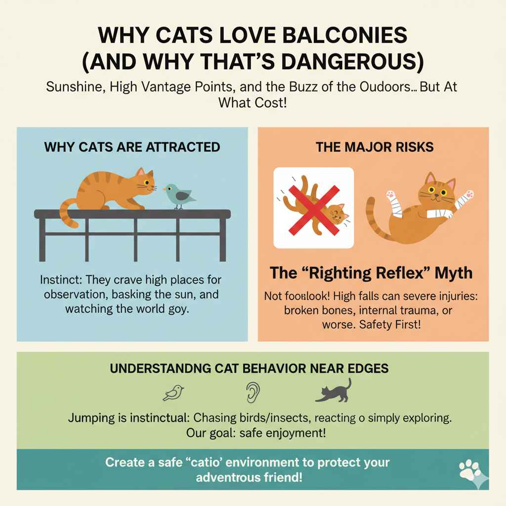Why Cats Love Balconies (And Why That’s Dangerous)
