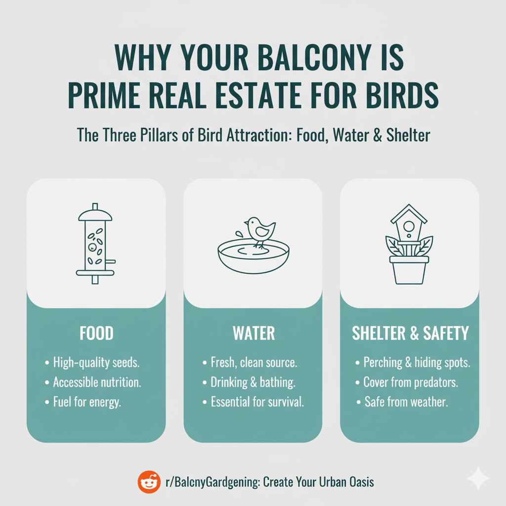 Why Your Balcony is Prime Real Estate for Birds