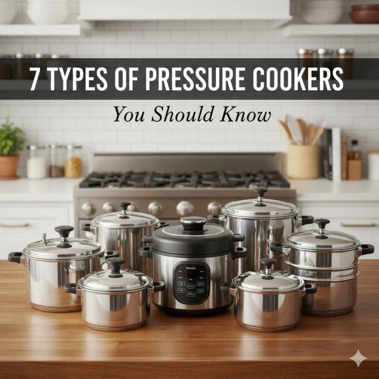 7 Types of Pressure Cookers
