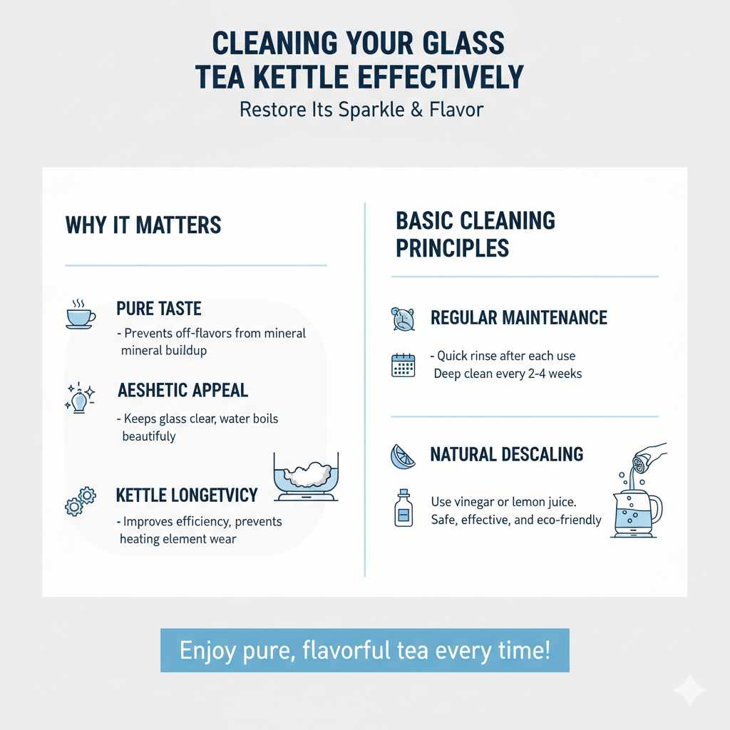 Cleaning Your Glass Tea Kettle Effectively