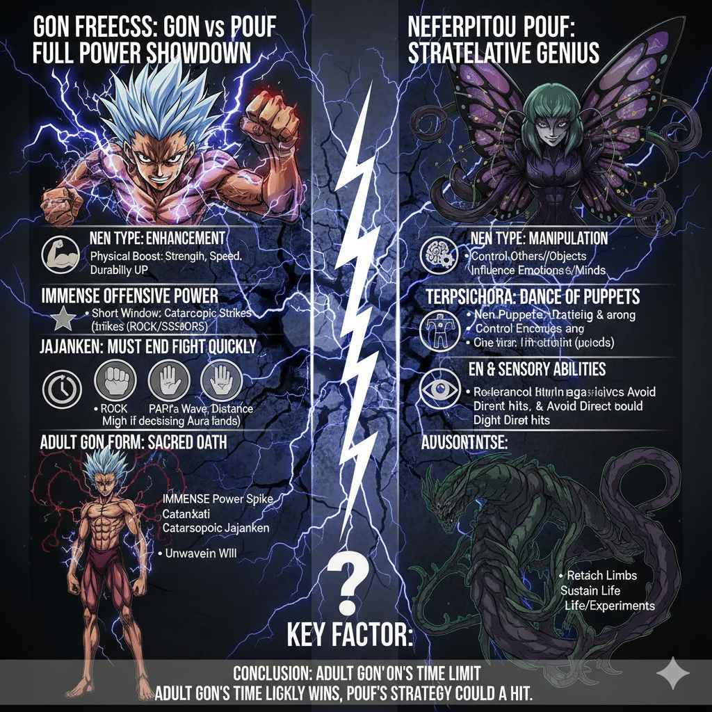 Gon vs Pouf Who Wins Full Power Comparison