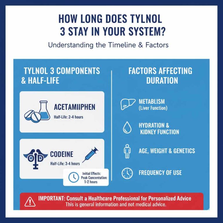 How Long Does Tylenol 3 Stay in