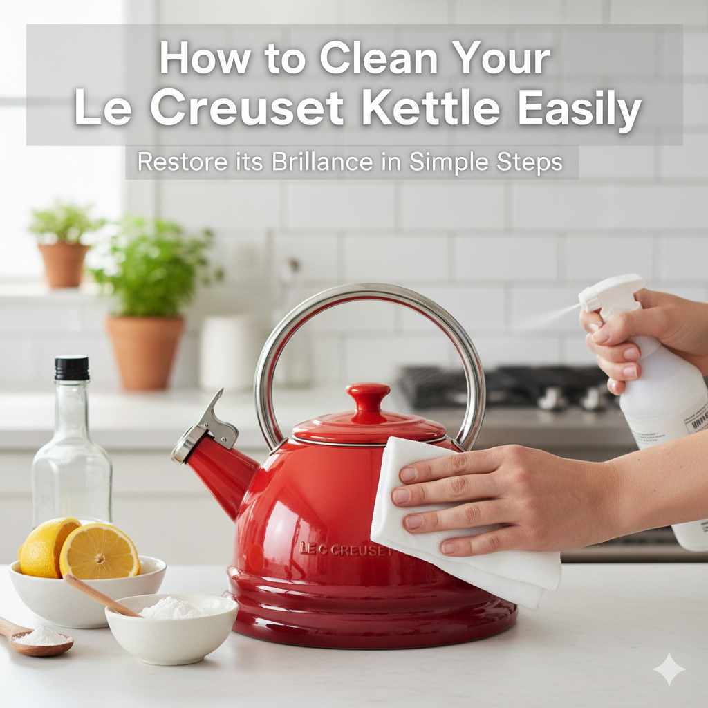 How to Clean Your Le Creuset Kettle Easily