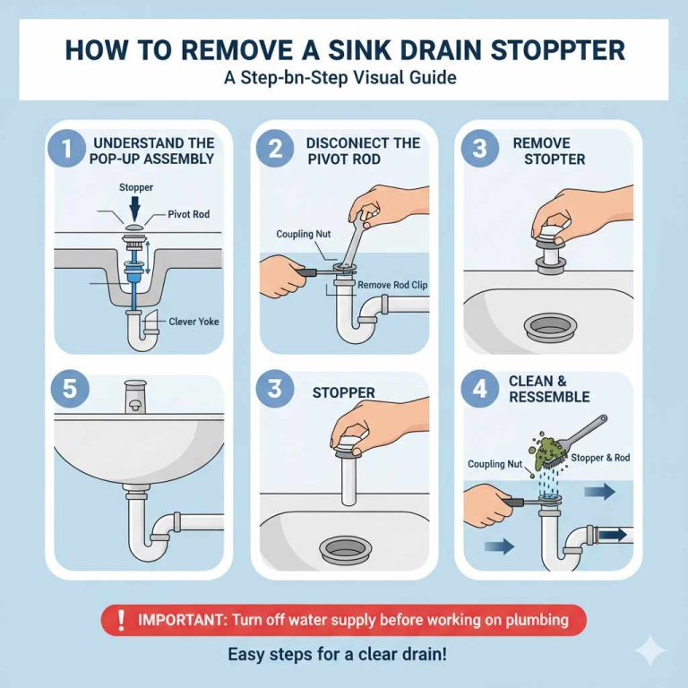 How to Remove a Sink Drain Stopper
