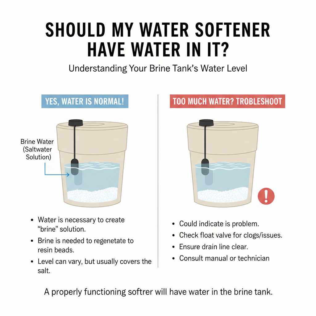 Should My Water Softener Have Water In It? Essential Guide