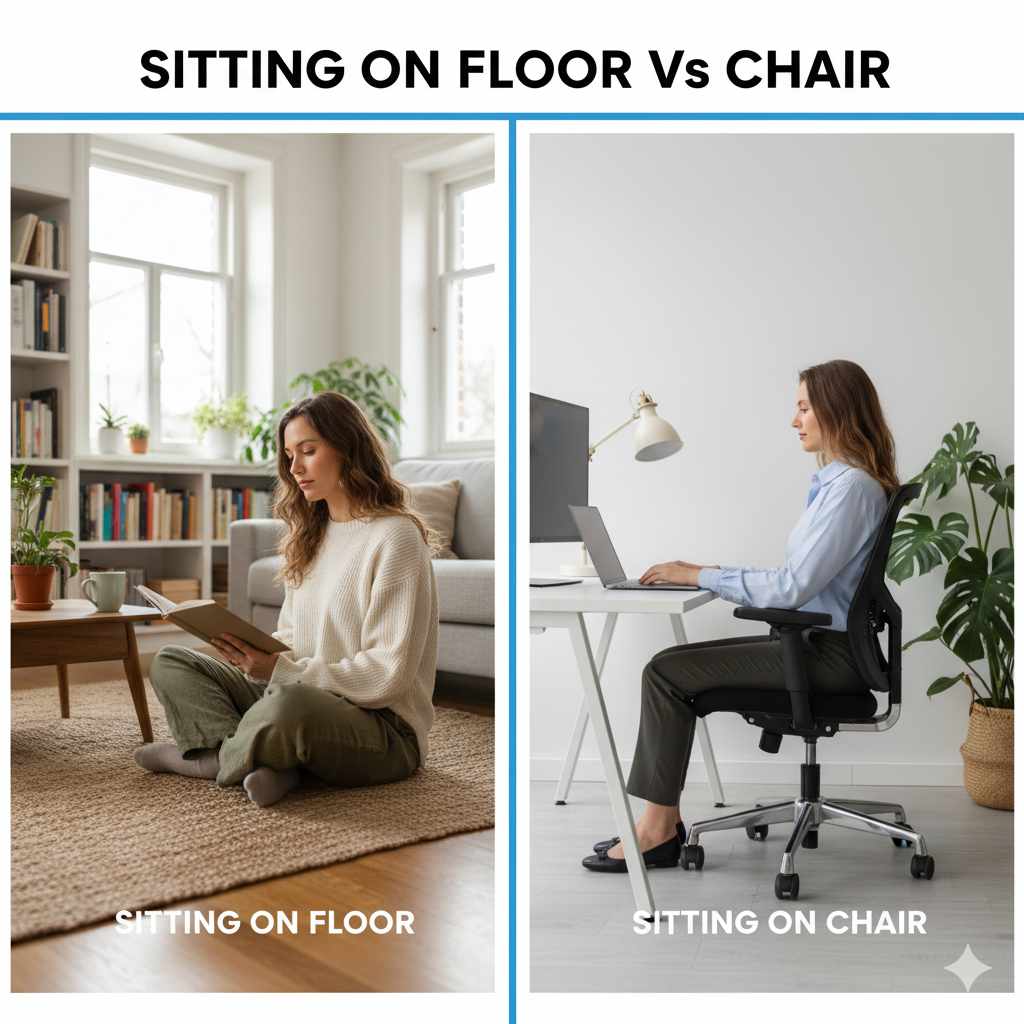 Sitting On Floor Vs Chair: Which Is Healthier?