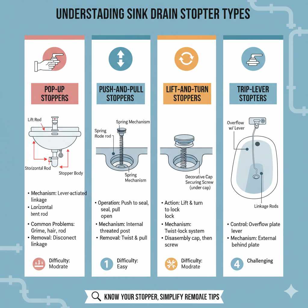 Understanding Sink Drain Stopper Types