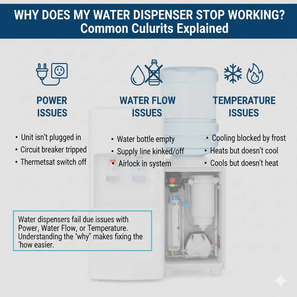 Why Does My Water Dispenser Stop Working?