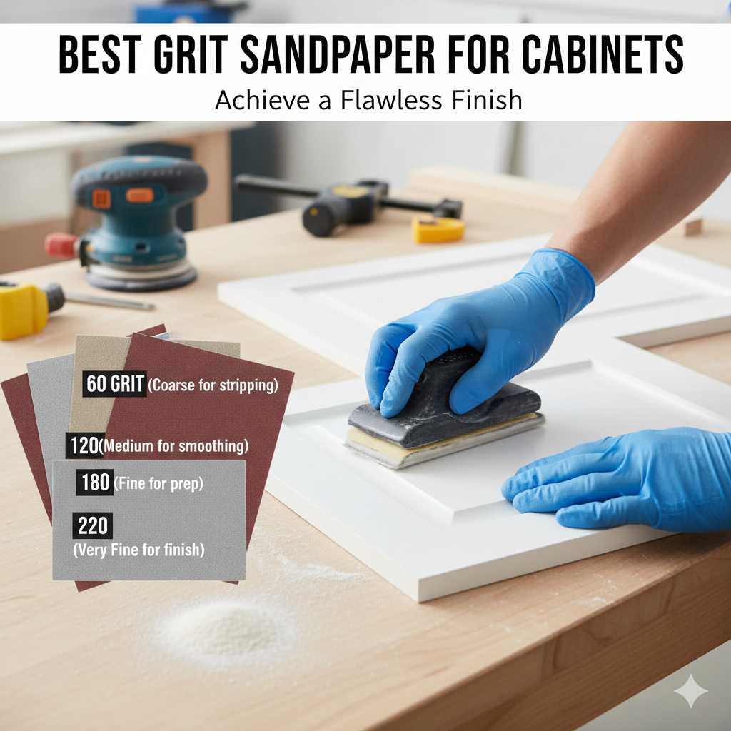 Best Grit Sandpaper For Cabinets: Complete Guide