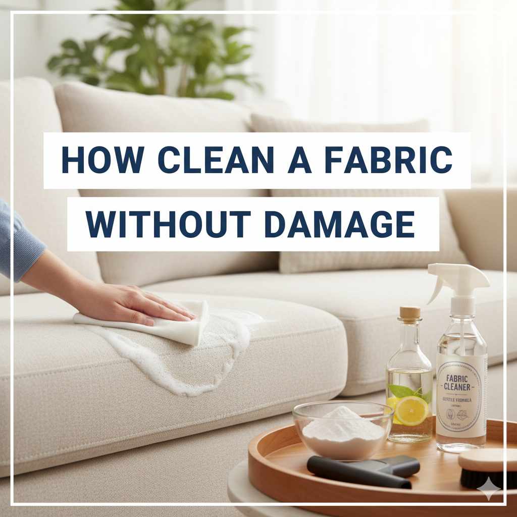 How To Clean A Fabric Sofa Without Damage