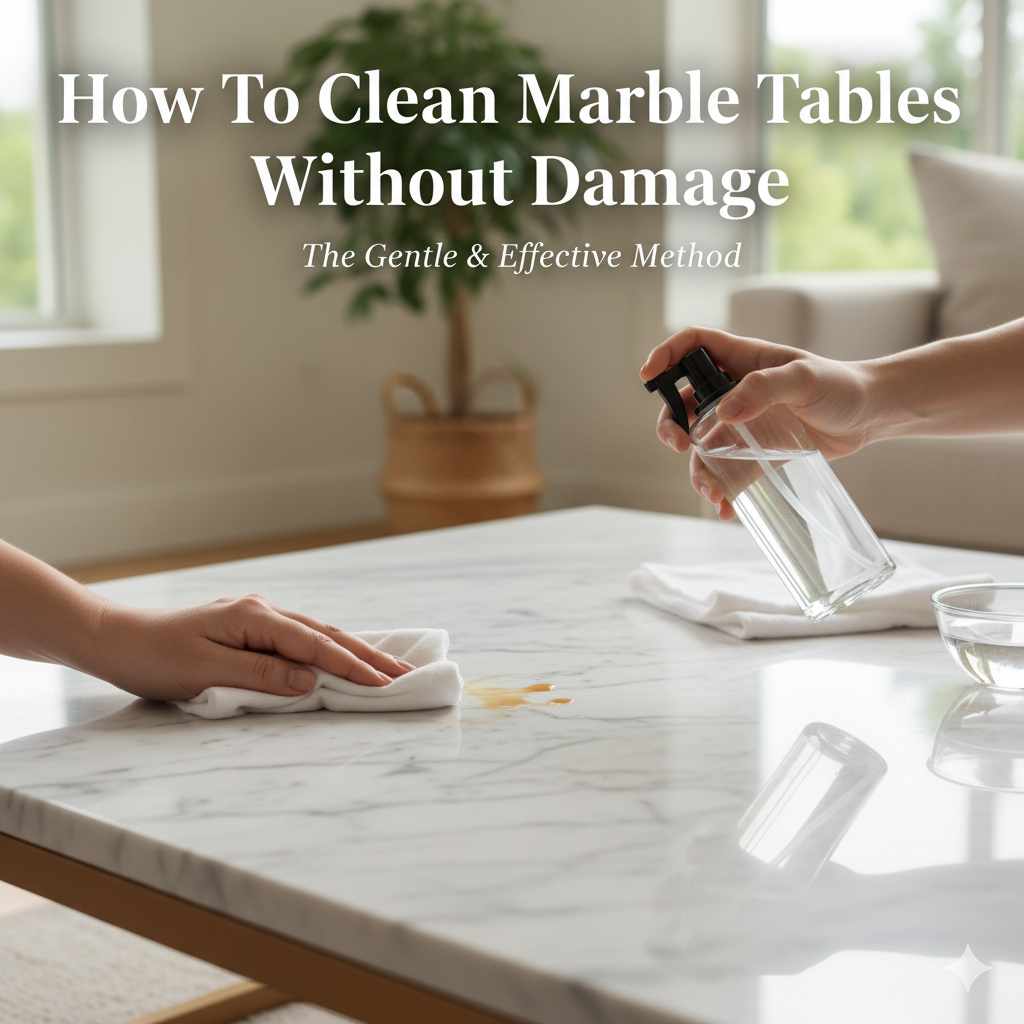How To Clean Marble Tables Without Damage