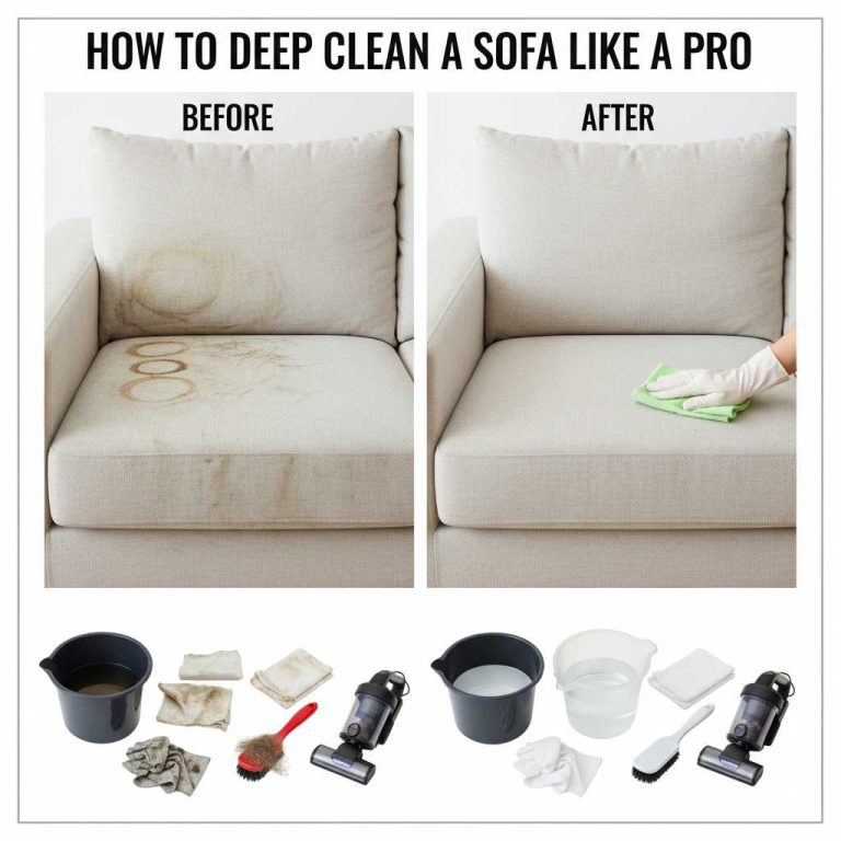 How To Deep Clean A Sofa Like A Pro