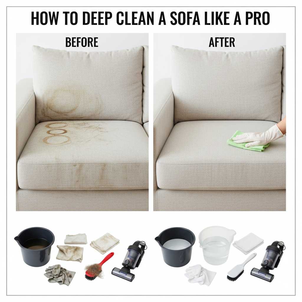 How To Deep Clean A Sofa Like A Pro