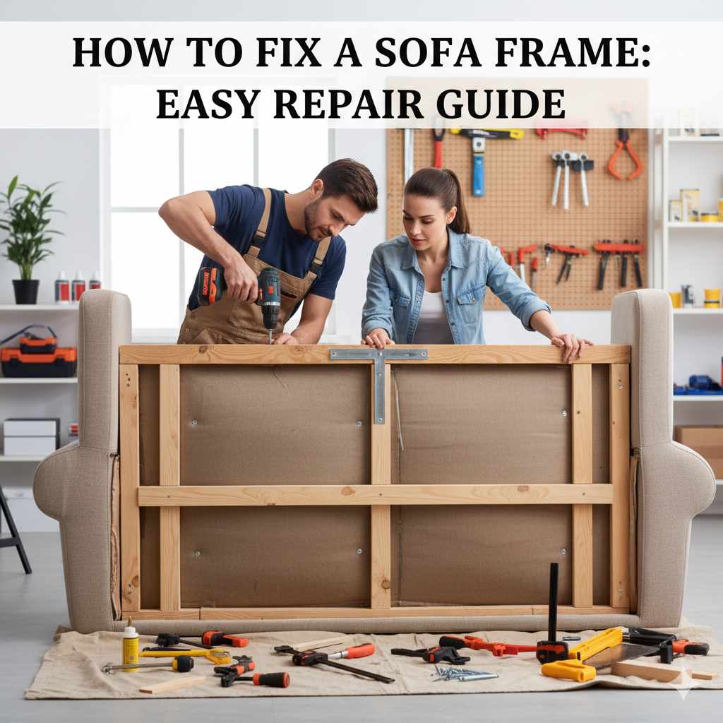 How To Fix A Sofa Frame: Easy Repair Guide