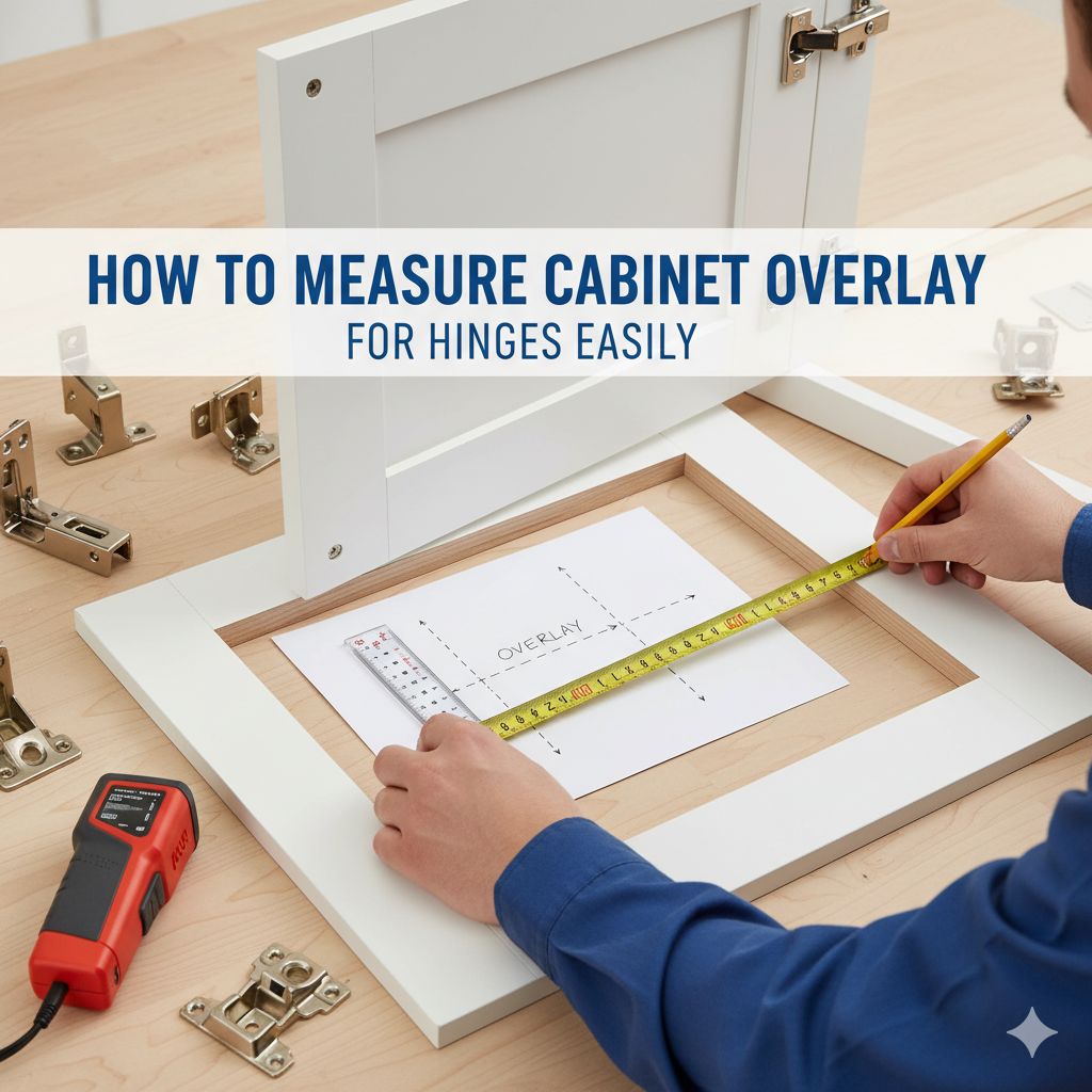 How To Measure Cabinet Overlay For Hinges Easily