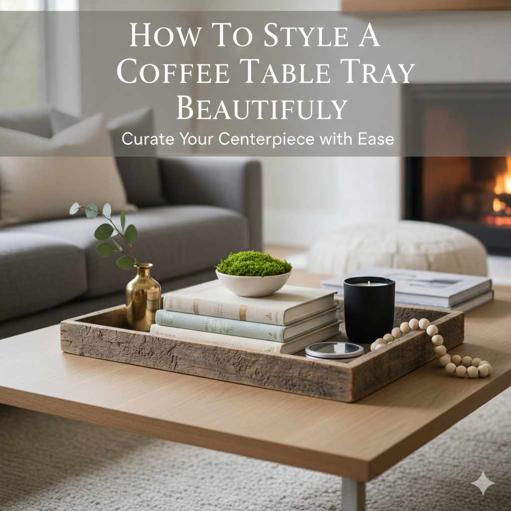 How To Style A Coffee Table Tray Beautifully