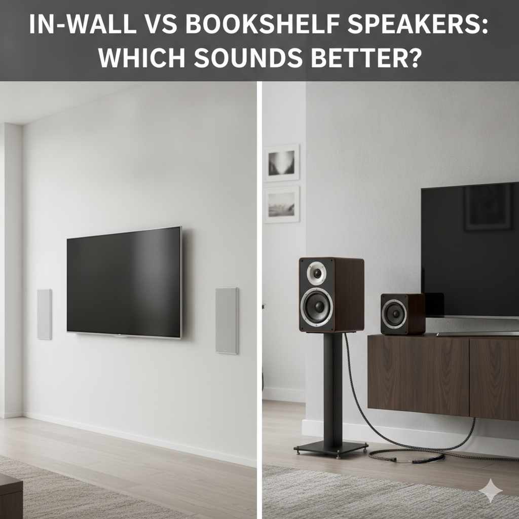In-Wall Vs Bookshelf Speakers: Which Sounds Better?