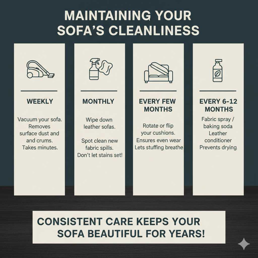 Maintaining Your Sofa's Cleanliness