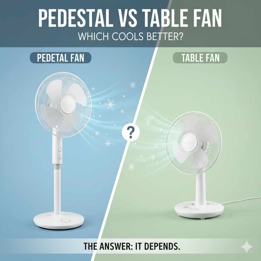 Pedestal Vs Table Fan: Which Cools Better?