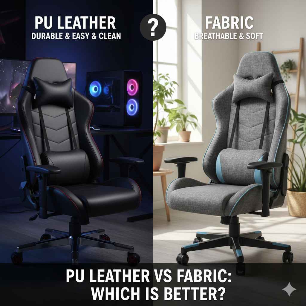 Pu Leather Vs Fabric Gaming Chair: Which Is Better?