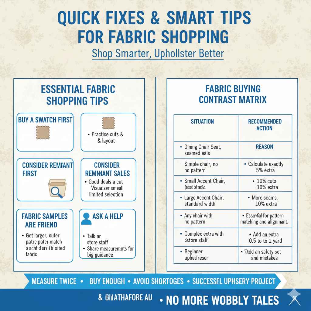 Quick Fixes & Tips for Fabric Shopping